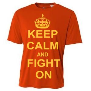 Keep Calm And Fight On Cooling Performance Crew T-Shirt