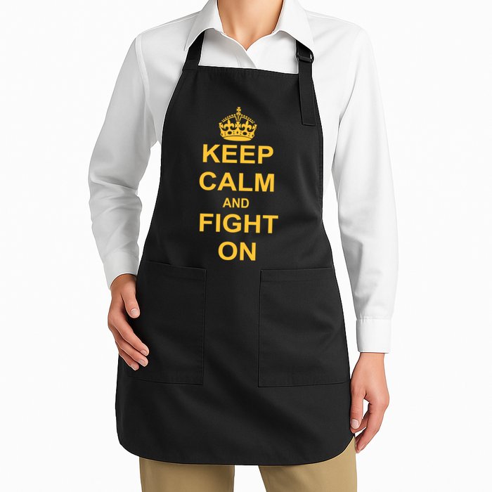 Keep Calm And Fight On Apron