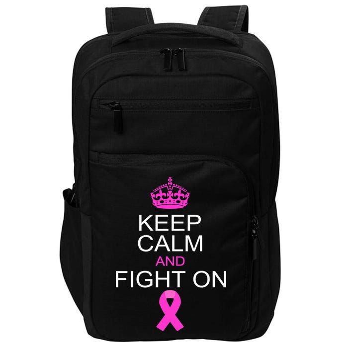 Keep Calm And Fight On Support Impact Tech Backpack
