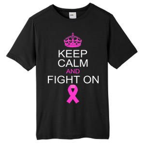 Keep Calm And Fight On Support Tall Fusion ChromaSoft Performance T-Shirt