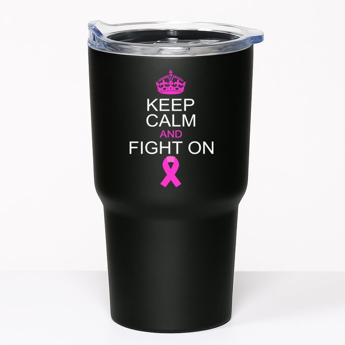 Keep Calm And Fight On Support Tumbler