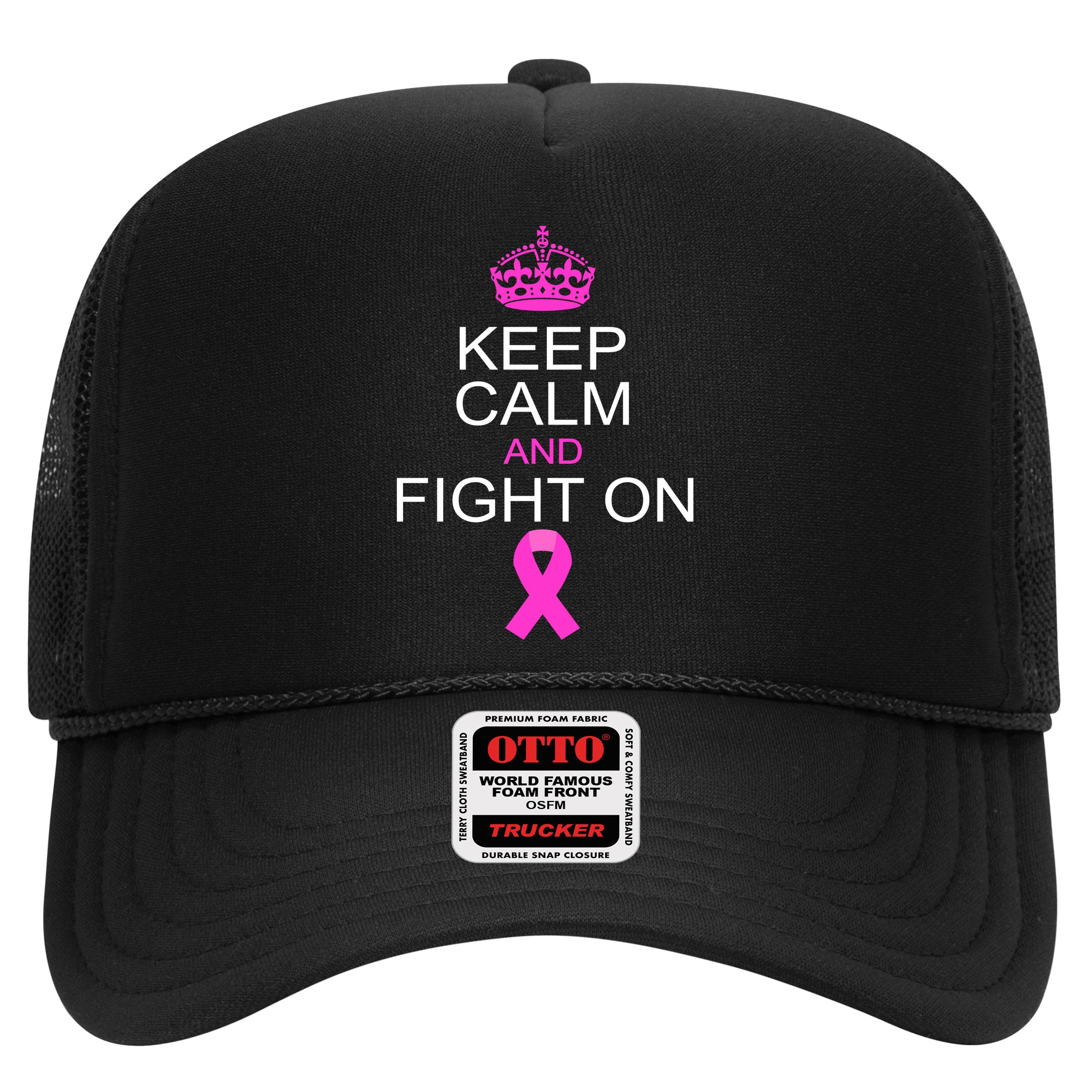 Keep Calm And Fight On Support Hat