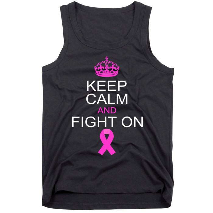 Keep Calm And Fight On Support Tank Top