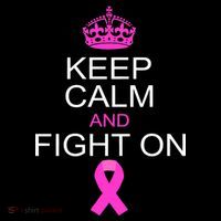 Keep Calm And Fight On Support Visor