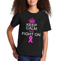 Keep Calm And Fight On Support Kids T-Shirt