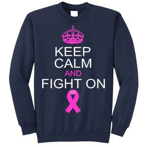 Keep Calm And Fight On Support Sweatshirt