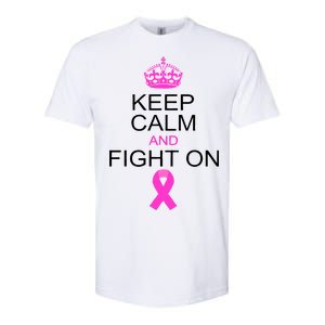 Keep Calm And Fight On Support Softstyle CVC T-Shirt