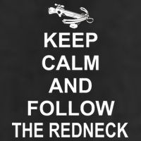 Keep Calm and Follow The Redneck Premium Pullover Hoodie