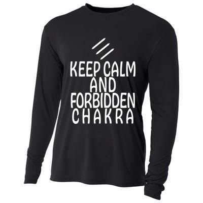 Keep Calm And Forbidden Chakra Monk FF14 Cooling Performance Long Sleeve Crew