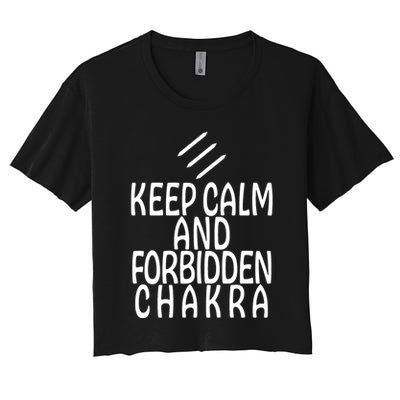 Keep Calm And Forbidden Chakra Monk FF14 Crop Top