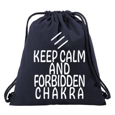 Keep Calm And Forbidden Chakra Monk FF14 Drawstring Bag