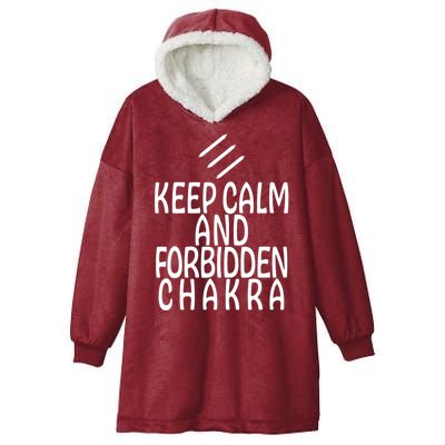 Keep Calm And Forbidden Chakra Monk FF14 Hooded Wearable Blanket