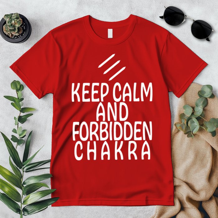 Keep Calm And Forbidden Chakra Monk FF14 Premium T-Shirt
