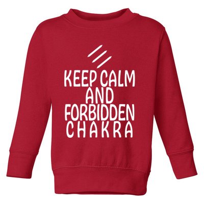 Keep Calm And Forbidden Chakra Monk FF14 Toddler Sweatshirt