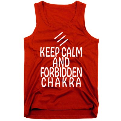 Keep Calm And Forbidden Chakra Monk FF14 Tank Top