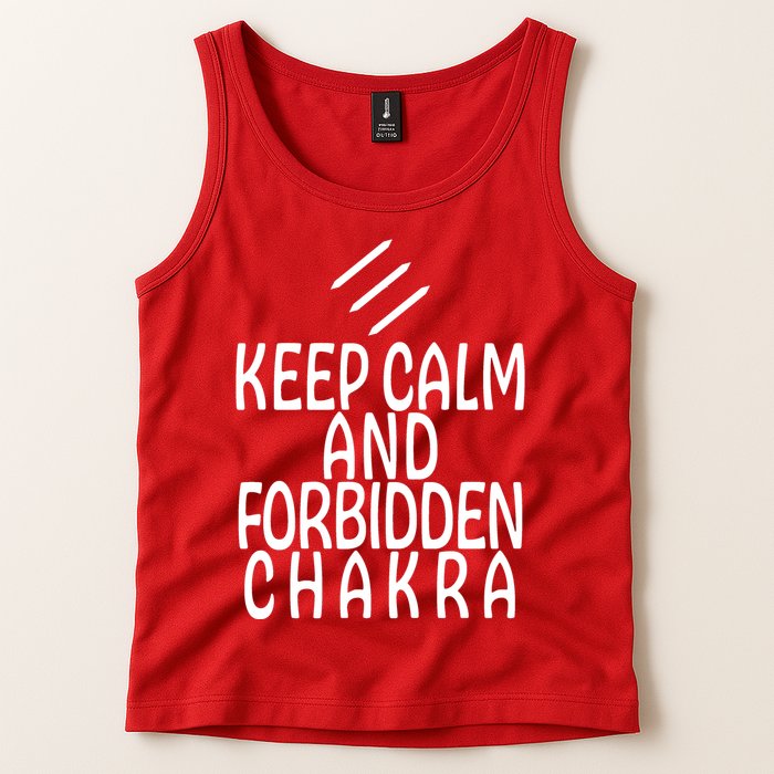 Keep Calm And Forbidden Chakra Monk FF14 Tank Top
