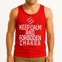 Keep Calm And Forbidden Chakra Monk FF14 Tank Top