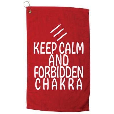 Keep Calm And Forbidden Chakra Monk FF14 Golf Towel
