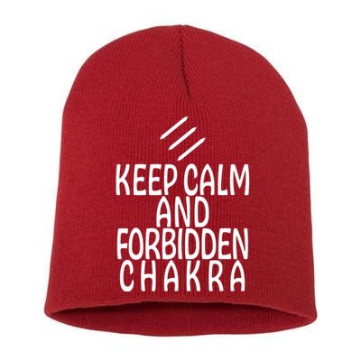 Keep Calm And Forbidden Chakra Monk FF14 Short Acrylic Beanie