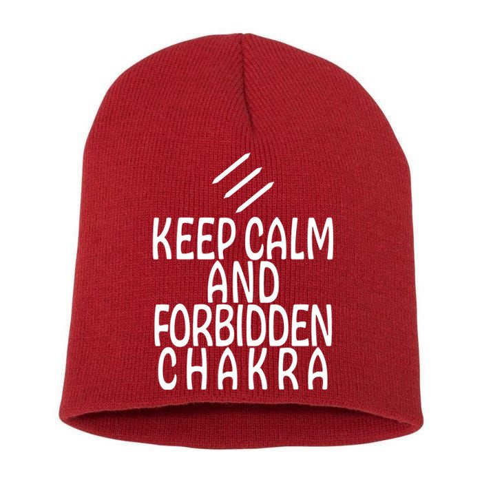 Keep Calm And Forbidden Chakra Monk FF14 Short Acrylic Beanie