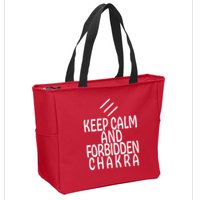 Keep Calm And Forbidden Chakra Monk FF14 Zip Tote Bag