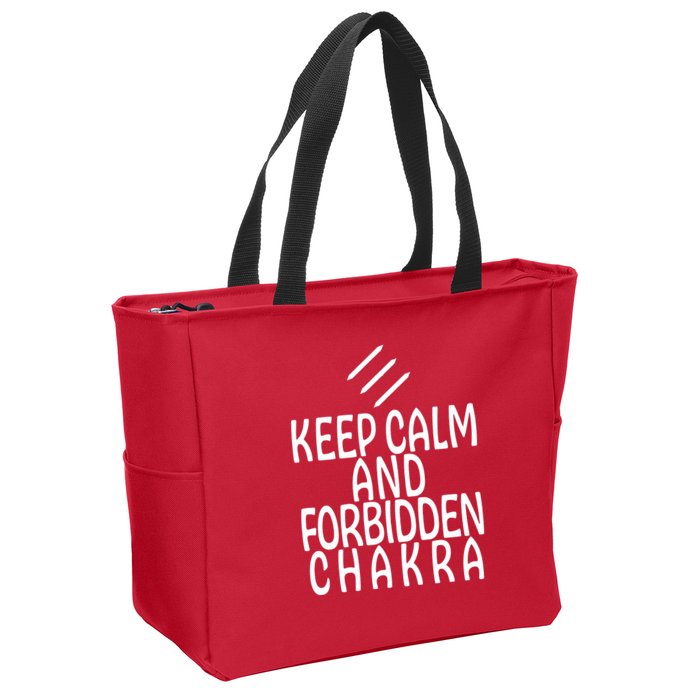 Keep Calm And Forbidden Chakra Monk FF14 Zip Tote Bag