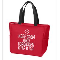Keep Calm And Forbidden Chakra Monk FF14 Zip Tote Bag