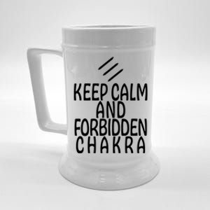 Keep Calm And Forbidden Chakra Monk FF14 Beer Stein