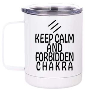 Keep Calm And Forbidden Chakra Monk FF14 12 oz Stainless Steel Tumbler Cup