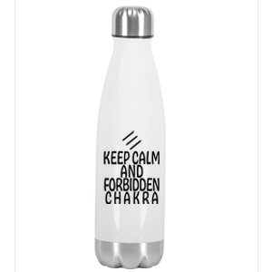 Keep Calm And Forbidden Chakra Monk FF14 Stainless Steel Insulated Water Bottle