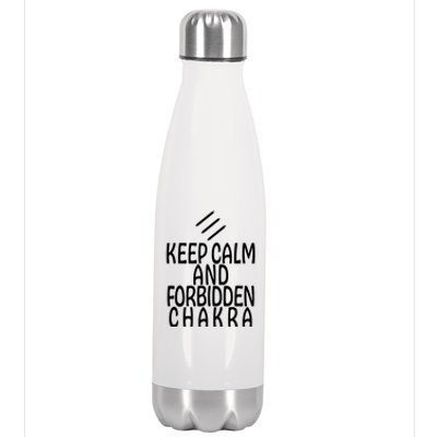 Keep Calm And Forbidden Chakra Monk FF14 Stainless Steel Insulated Water Bottle