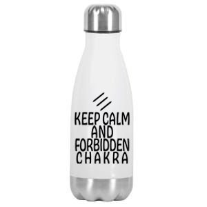 Keep Calm And Forbidden Chakra Monk FF14 Stainless Steel Insulated Water Bottle