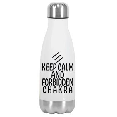 Keep Calm And Forbidden Chakra Monk FF14 Stainless Steel Insulated Water Bottle