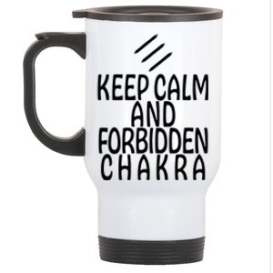 Keep Calm And Forbidden Chakra Monk FF14 Stainless Steel Travel Mug