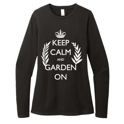 Keep Calm And Garden On Womens CVC Long Sleeve Shirt