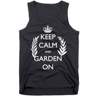 Keep Calm And Garden On Tank Top