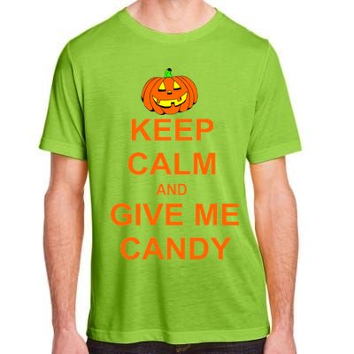 Keep Calm and Give Me Candy Adult ChromaSoft Performance T-Shirt