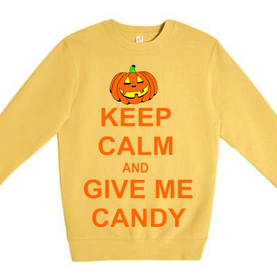 Keep Calm and Give Me Candy Premium Crewneck Sweatshirt