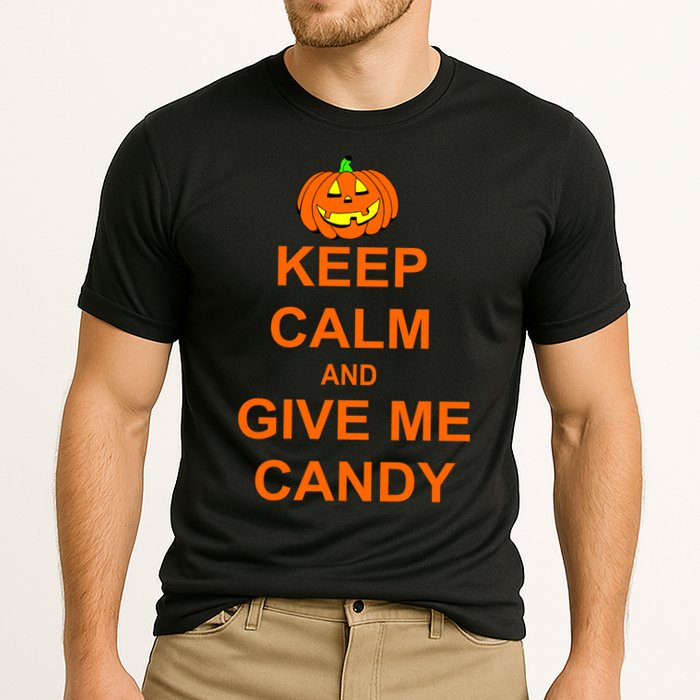 Keep Calm and Give Me Candy Performance Shirt