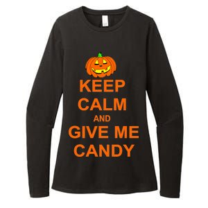 Keep Calm and Give Me Candy Womens CVC Long Sleeve Shirt