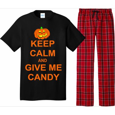 Keep Calm and Give Me Candy Pajama Set