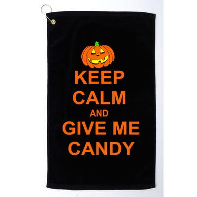 Keep Calm and Give Me Candy Golf Towel