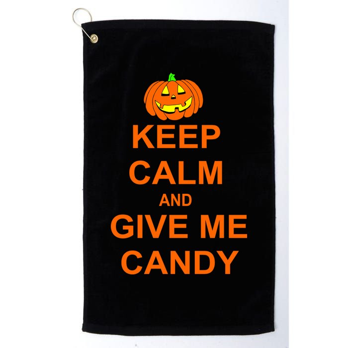 Keep Calm and Give Me Candy Golf Towel
