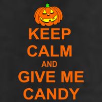 Keep Calm and Give Me Candy Golf Towel