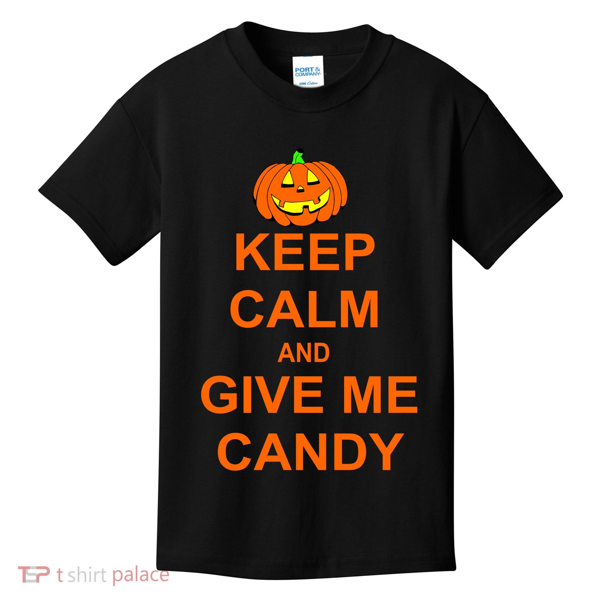 Keep Calm and Give Me Candy Kids T-Shirt