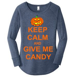 Keep Calm and Give Me Candy Women's Perfect Tri Tunic Long Sleeve Shirt