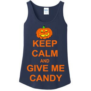 Keep Calm and Give Me Candy Ladies Essential Tank