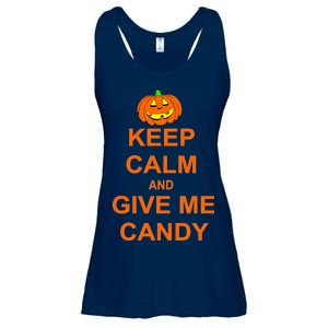 Keep Calm and Give Me Candy Ladies Essential Flowy Tank