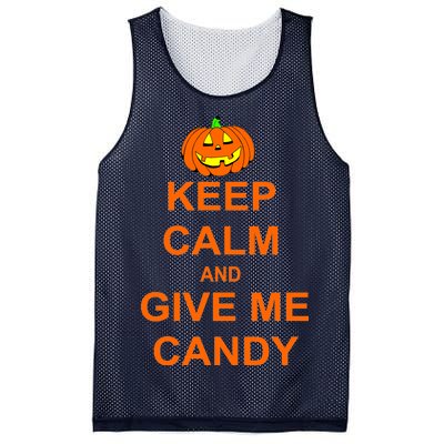 Keep Calm and Give Me Candy Mesh Reversible Basketball Jersey Tank