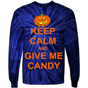 Keep Calm and Give Me Candy Tie-Dye Long Sleeve Shirt